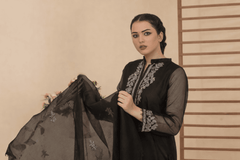 Silcot Stitched 3 Piece Embroidered Collection'2025-Zivara Wear