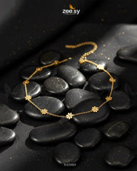 Chic Floral Station Chain - Zeesy Jewellery