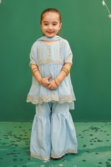 Chiffon Embroidered 3 Pc Suit - Wear Ochre