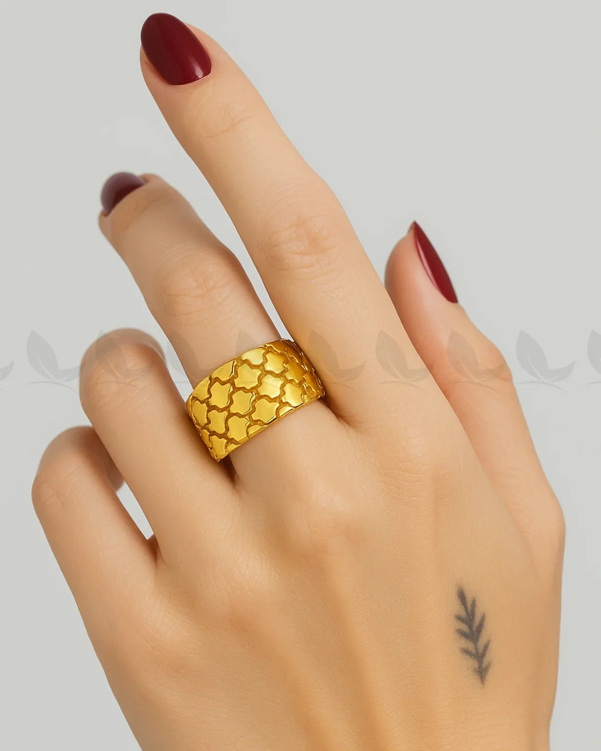 Circlet Textured Band Ring - Zeesy Jewellery