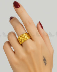 Circlet Textured Band Ring - Zeesy Jewellery