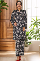 Bin Saeed Stitched 2 Piece Co Ords Cotton Collection'2025-WC-2406-Black