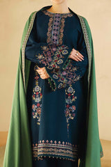 Coco by Zara Shahjahan Unstitched 3 Piece Winter Suit-ZW-07-B