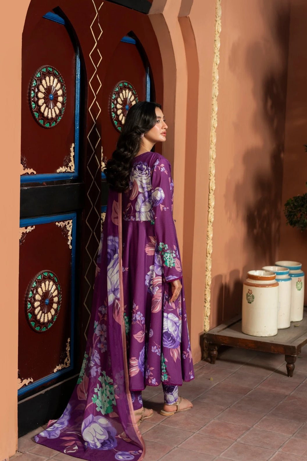 Dusky Delight By Feathers Unstitched 3 Piece Summer Collection'2025-MEHZAL-FT464