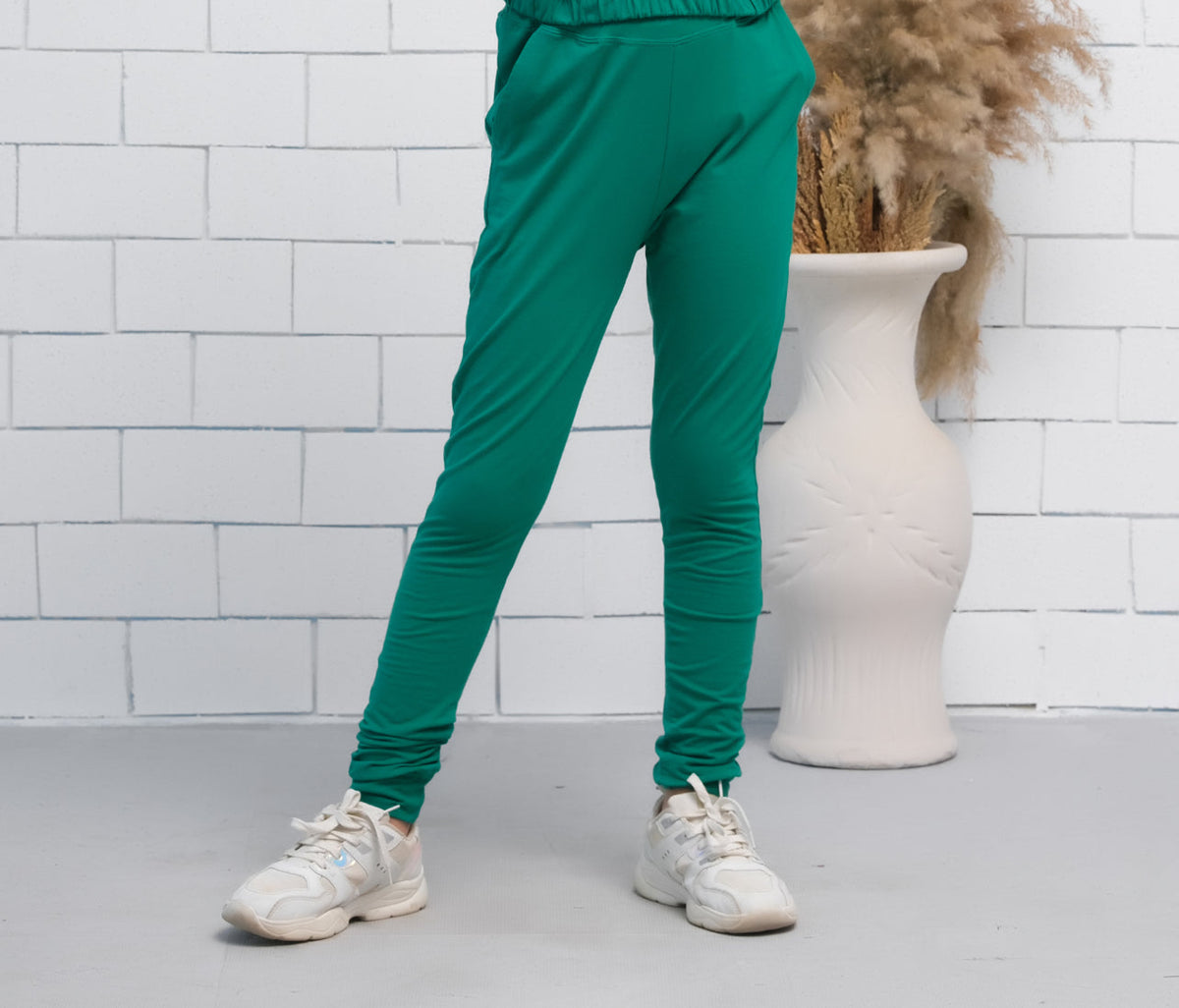 Sprinkles Stitched 1 Piece Summer Bottoms Kids Collection'2025-Green - Jogger Pant - Jersey