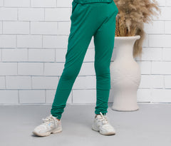 Sprinkles Stitched 1 Piece Summer Bottoms Kids Collection'2025-Green - Jogger Pant - Jersey