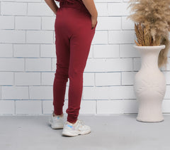 Sprinkles Stitched 1 Piece Summer Bottoms Kids Collection'2025-Maroon - Jogger Pant - Jersey
