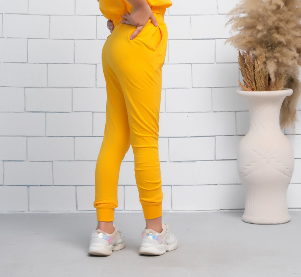 Sprinkles Stitched 1 Piece Summer Bottoms Kids Collection'2025-Yellow - Jogger Pant - Jersey