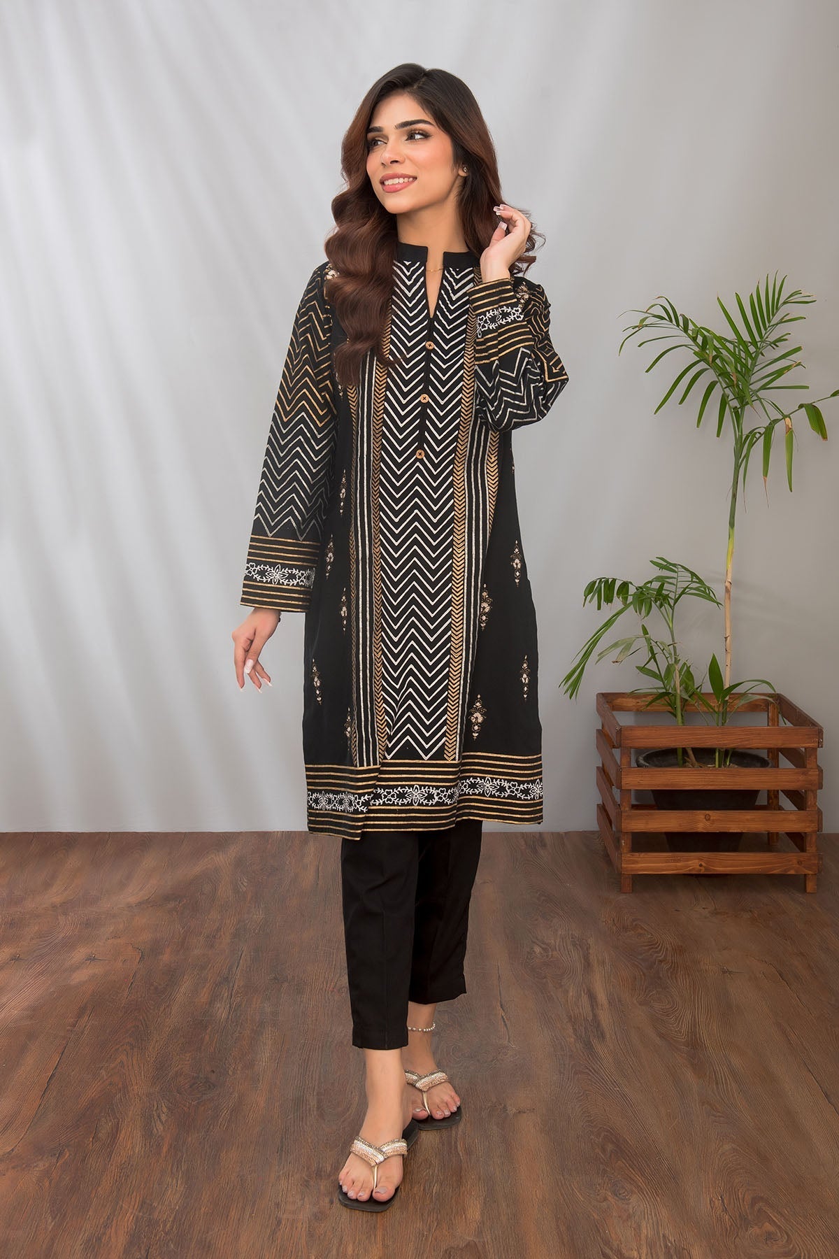 Cotton Printed 2 Pc Suit featuring vibrant digital prints, perfect for casual or festive occasions, offering a comfortable and stylish look.