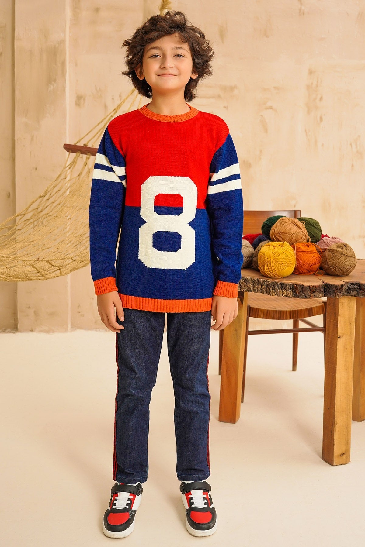 Cotton Viscose Sweater - Wear Ochre