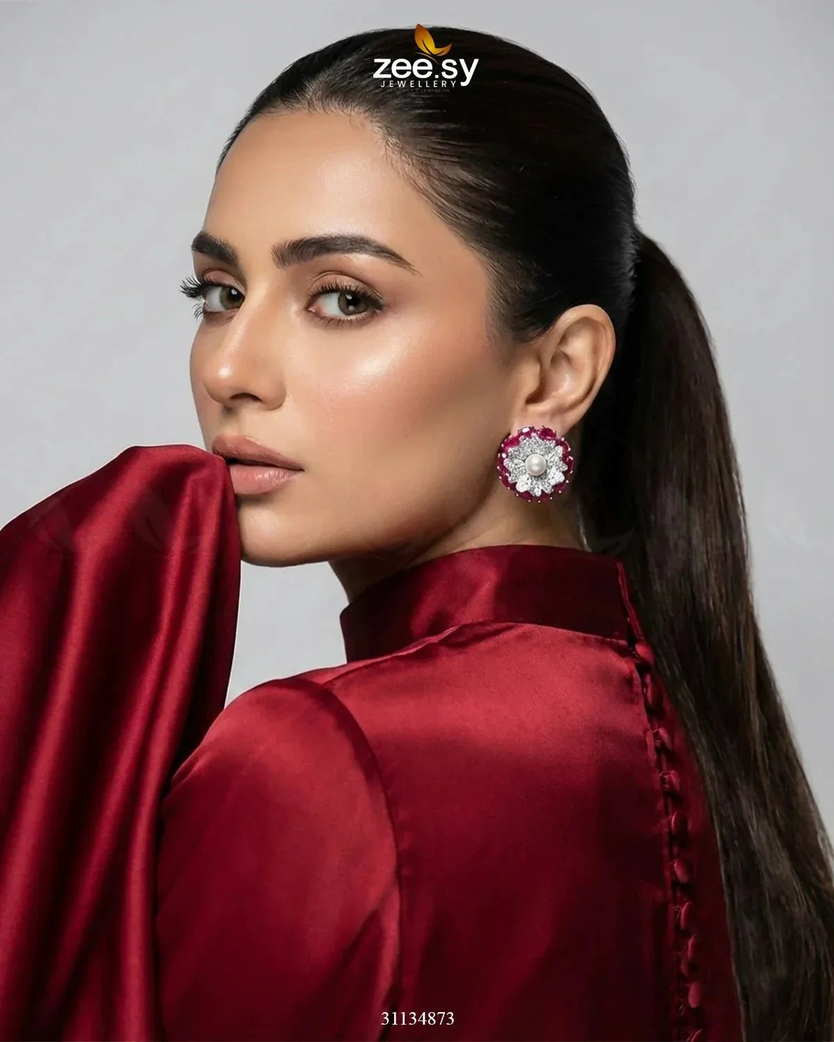 Customizable Radiance Floral Earrings