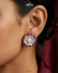 Customizable Radiance Floral Earrings