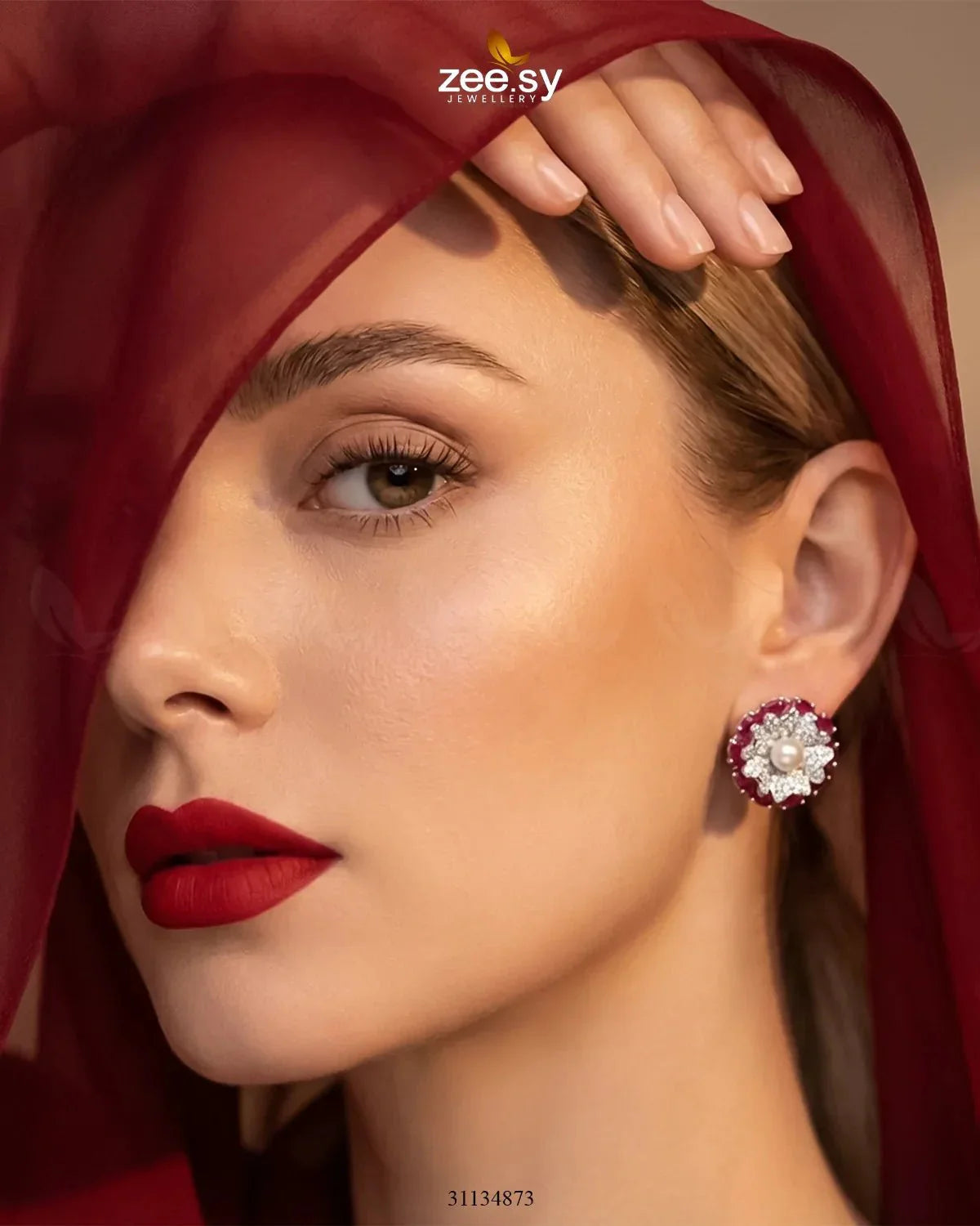 Customizable Radiance Floral Earrings