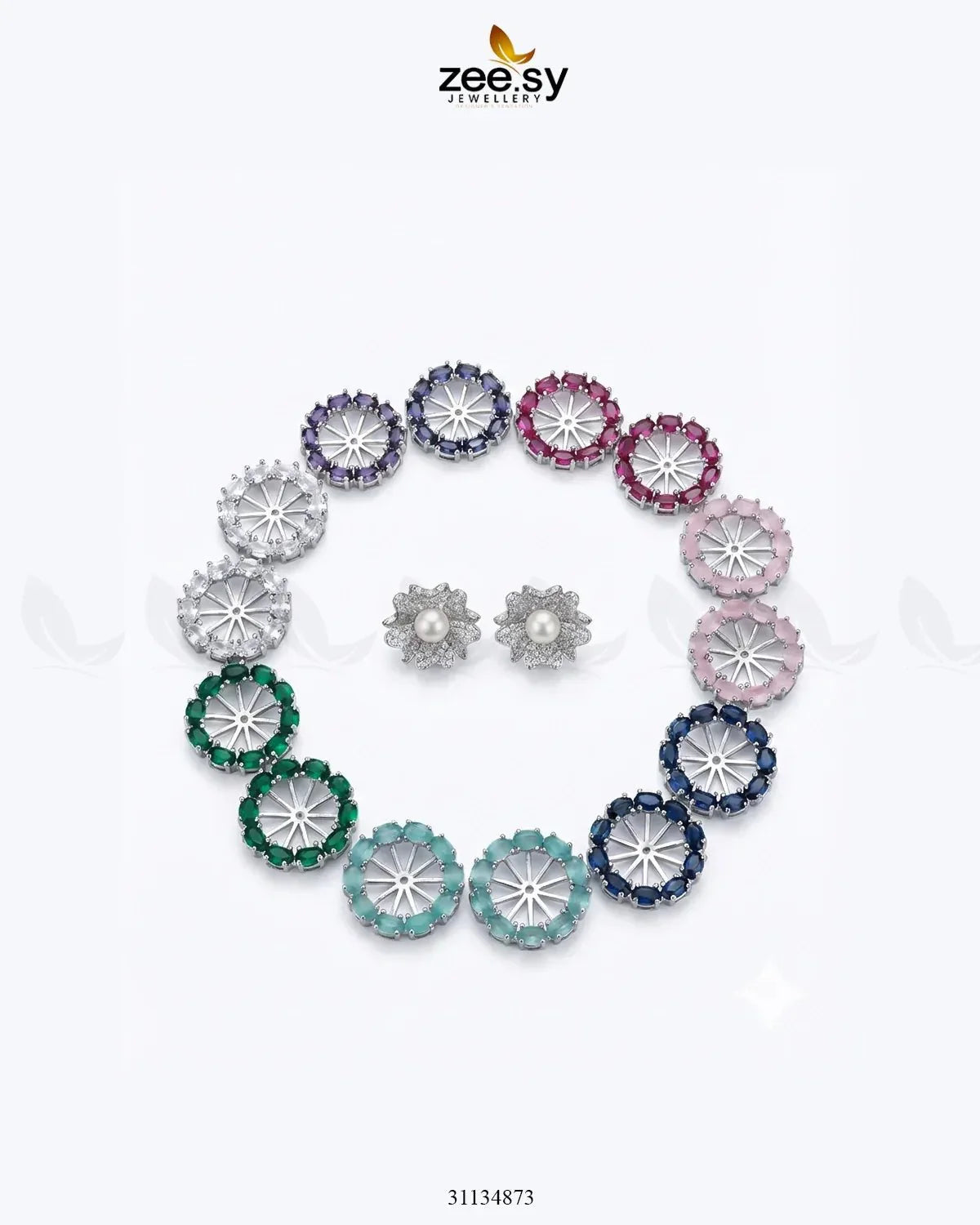 Customizable Radiance Floral Earrings