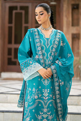 Selin By Humdum Unstitched 3 Piece Emb Lawn Collection-D-01