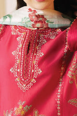 Coco By Zara Shah Jahan Unstitched 3 Piece Emb Lawn Vol-02 Suit-D-01-A-Dahlia