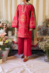 Coco By Zara Shah Jahan Unstitched 3 Piece Emb Lawn Vol-02 Suit-D-01-A-Dahlia