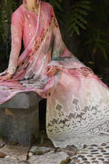 Noor By Saadia Asad Unstitched 3 Piece Luxury Chikankari Lawn'2024-D-01-A