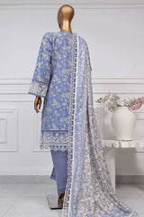 Signature By Sada Bahar Stitched 3 Piece Festive Emb Lawn Suit-PR-5284-Lilac