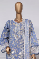 Signature By Sada Bahar Stitched 3 Piece Festive Emb Lawn Suit-PR-5284-Lilac