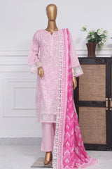 Amyrah By Sada Bahar Stitched 3 Piece Emb Festive Collection-CK-4064-Pink