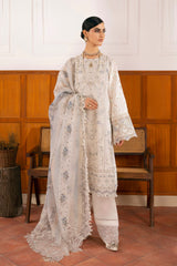 Baroque Unstitched 3 Piece Chikankari Swiss Lawn Collection'2023-D-01