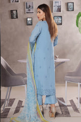 Jasmine By Soghat Unstitched 3 Piece Emb Cotton Chikankari Vol-03 Collection'2025-D-01