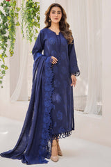 Baharan By Humdum Unstitched 3 Piece Emb Lawn Vol-02 Collection'2025-D-01