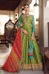 Maria B Sateen Unstitched 3 Piece Embroidered Suit-CST-502