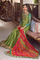 Maria B Sateen Unstitched 3 Piece Embroidered Suit-CST-502
