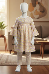 Aroob Stiched Co Ords Summer Suit-D-0255-Skin