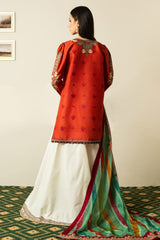 Zara Shahjahan Unstitched 3 Piece Lawn Vol-02 Suit-ZEL-02
