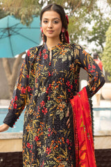 Mahee's Sehar By Riaz Arts Unstitched 3 Piece Printed Chikankari Lawn Suit-D-02