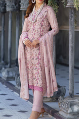 Cutwork Bliss By Al Zohaib Unstitched 3 Piece Lawn Vol-02 Suit-D-02