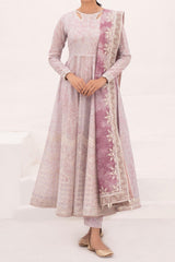 Delia By Jazmin Unstitched 3 Piece Luxury Emb Lawn Collection'2024-D-02