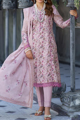 Cutwork Bliss By Al Zohaib Unstitched 3 Piece Lawn Vol-02 Suit-D-02