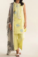 Coco By Zara Shah Jahan Unstitched 3 Piece Emb Lawn Vol-02 Suit-D-03-A-Mirea