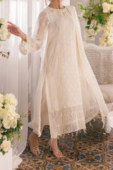 Eid Drop 1 By Azure Unstitched 3 Piece Ensembles Chiffon Suit-D-03-Angelic Frost