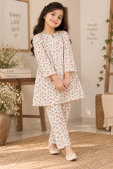 Aroob Stitched Co Ords Summer Suit-D-0303 RED
