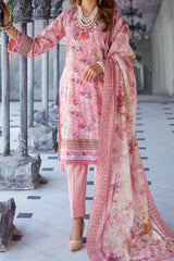 Cutwork Bliss By Al Zohaib Unstitched 3 Piece Lawn Vol-02 Suit-D-03