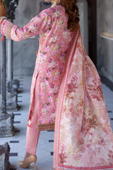 Cutwork Bliss By Al Zohaib Unstitched 3 Piece Lawn Vol-02 Suit-D-03