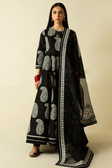 Zara Shahjahan Unstitched 3 Piece Lawn Vol-02 Suit-ZEL-03