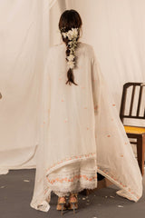 Dastan By Guzel Stitched 3 Piece Luxury Formals Suit-D-03-Safaidah