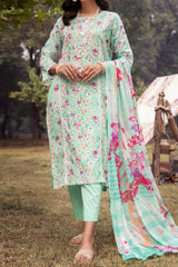 Mahee's by Riaz Arts 3 Piece Unstitched Chikankari Lawn Suit-MC-03