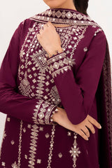 Delia By Jazmin Unstitched 3 Piece Luxury Emb Lawn Collection'2024-D-03