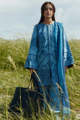 Coco By Zara Shah Jahan Unstitched 3 Piece Winter Suit-D-04-A-Topaz