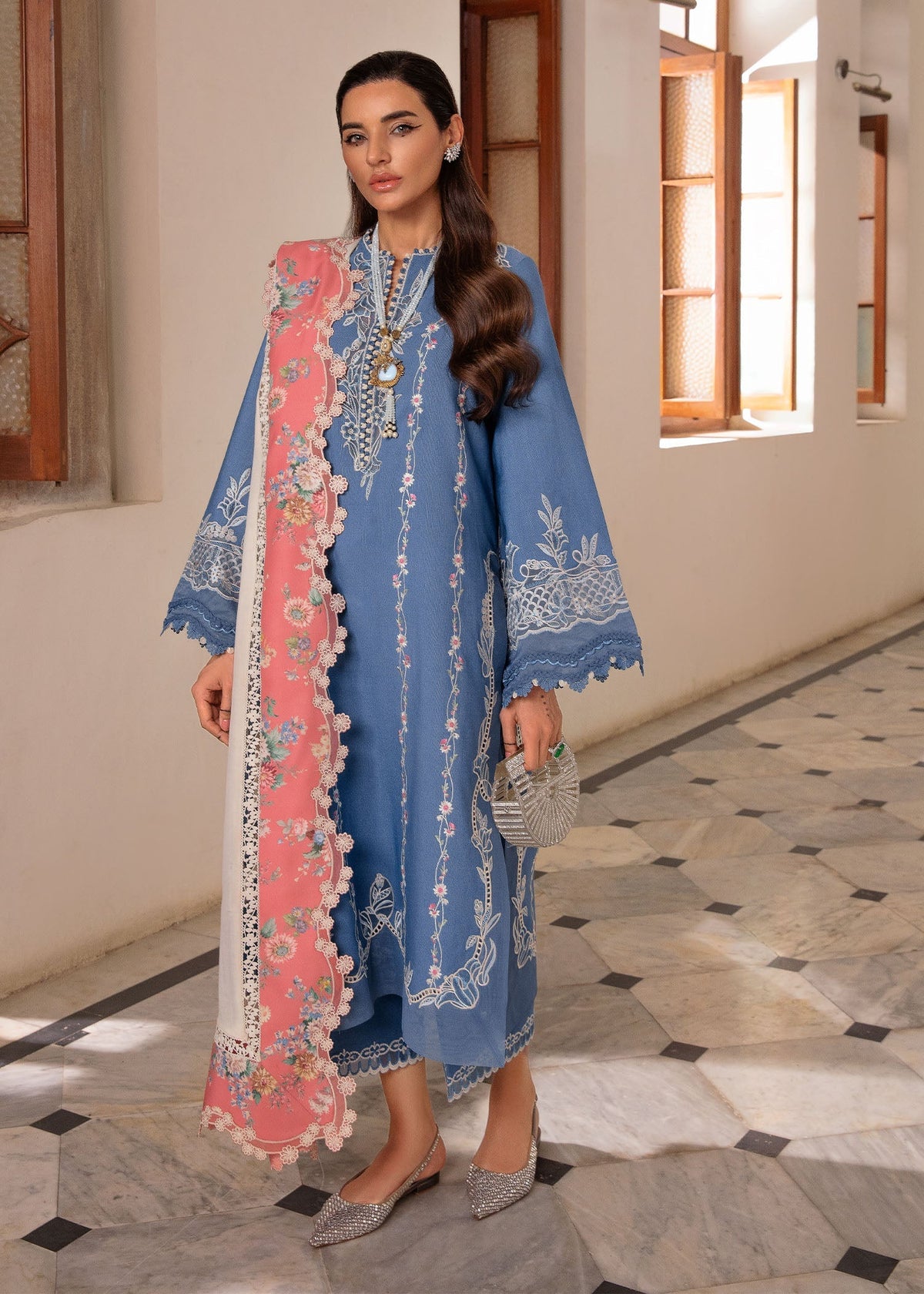 Aaleen by Crimson Unstitched 3 Piece Winter Collection'2024-D-04-Modern Memsaab