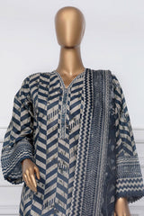 Sada Bahar Stitched 3 Piece Printed Lawn Vol-01 Suit-PR-9505-Blue