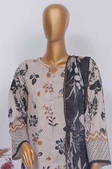 Sada Bahar Stitched 3 Piece Mid Summer Co Ords Suit-D-5733-Skin