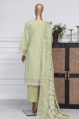 Amyrah By Sada Bahar Stitched 3 Piece Emb Festive Collection-CK-4066-Green